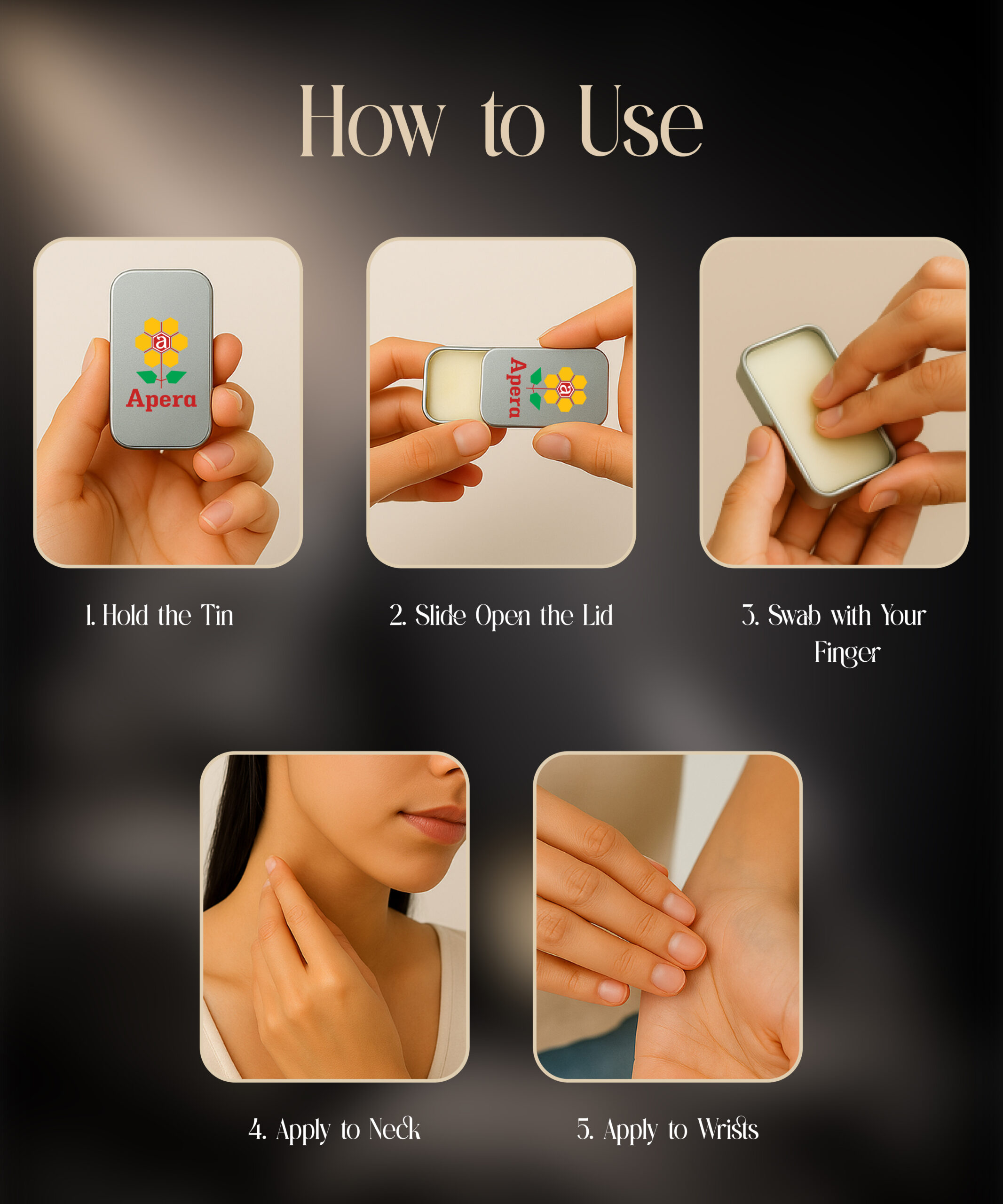 Apera Solid Perfume (Dusky Ember) - Image 4